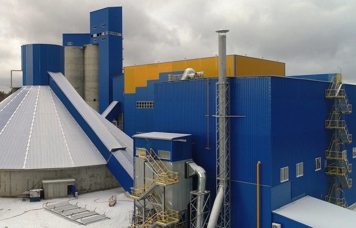 Завод по производству цементного клинкера